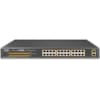 Commutateur 19  24-Port 10/100/1000T POE + 2-Port 1000X SFP Gigabit Ethernet Switch (220W)