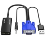 CONVERTISSEUR 1080P VGA + AUDIO VERS HDMI