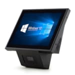 JP-T100 Vérificateur de prix de supermarché tout-en-un avec scanner de code-barres multifonction et écran de 8 pouces. Windows