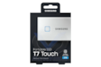 SAMSUNG 2 TB PORTABLE SSD T7 TOUCH USB 3.2 GEN 2 SILVER MU-PC2T0S