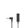 Cordon Jack 2.5mm Standard 90° Jack 2.5mm Standard