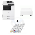Canon Laser IR C3226i MFP + TONER C-EXV54 BK (15500 p), Y/C/M (8500 p) + Plain Pedestal Type-S3 DS5764