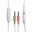 Casque stéréo avec microphone pour MP3 / MP4, iPhone, iPad, iPod,Gris HV-H2092D