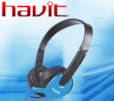 Casque Micro Jack 2.5 mm Bleu & Noir 24.2 x 20 x 6.4 cm 200 g HV-H607D