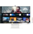 Moniteur Plat 32" (81,28 cm)SMART ULTRA HD 4k Série 8 Blanc avec Caméra Intégrée HDMI, USB Hub 12M LS32CM801UMXZN