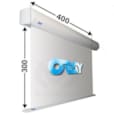 Ecran Moteur ORION PRO 300x400cm - Blanc Mat OR1B1300400