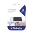 MICRO-CLÉ USB PINSTRIPE DE 8 GO NOIRE 49062