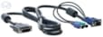 Câble 1x4 pour console KVM 6 pieds PS2 AF612A