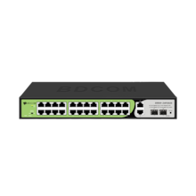 Switch S1500-24P2G2S – 24 ports Gigabit PoE+ 2 ports Gigabit SFP