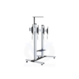 SUPPORT TV MOBILE DOUBLE ÉCRAN DE 40" à 65" T016-2SC