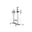 SUPPORT TV MOBILE DOUBLE ÉCRAN DE 40" à 65" T016-2SC