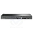 Tplink JetStream™ 16-Port Gigabit Smart Switch with 2 Gigabit SFP SlotsPORT: 16× Gigabit RJ45 Ports, 2× Gigabit SFP SlotsSPEC: 1U 19-inch Rack-mountable Steel CaseFEATURE: Integration with Omada SDN Controller, Static Routing, 802.1Q VLAN, STP/RSTP/ TL-SG