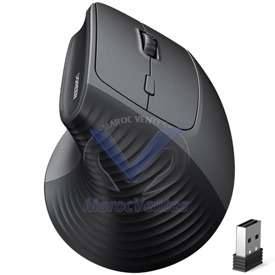 Souris Sans Fil Verticale M571 Noir 2,4 GHz 55916