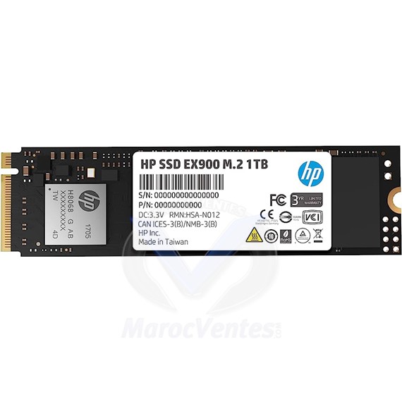 Disque Dur Flash SSD Interne EX900-1To M.2 2280 NVMe PCIe 5XM46AA#ABB