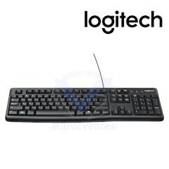 Clavier QWERTY K120 Filaire BK-US International USB Noir