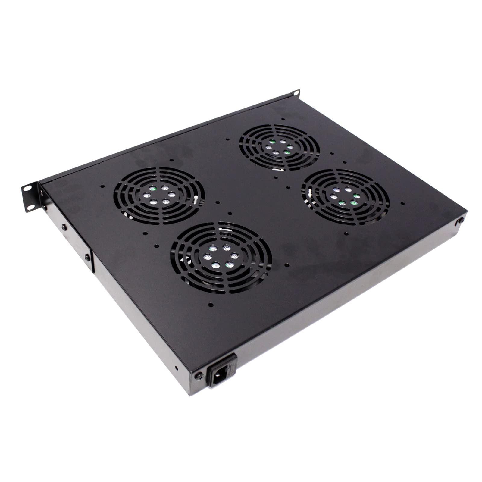SERVEUR DE 4 VENTILATEURS 220 VOLTS MODULE DE VENTILATEUR CONTRÔLÉ PAR THERMOSTAT ANALOGIQUE INFO_GM-FANS4AT
