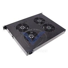 SERVEUR DE 4 VENTILATEURS 220 VOLTS MODULE DE VENTILATEUR CONTRÔLÉ PAR THERMOSTAT ANALOGIQUE