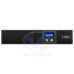 Onduleur Argus 2200 Line-Interactive 2 200 VA/1320W Montable en Rack 4 Prises IEC C13 NJOY_PWUP-LI220AG-CG