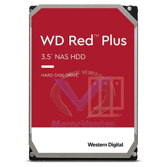 WD 8 TB NAS RED PLUS SATA 6GB/S (SATA III) 5640 RPM CACHE 128 MO WD80EFZZ