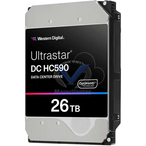 WESTERN DIGITAL 26TB ULTRASTAR DC HC590 3.5" INTERNE WUH722626ALE6L4
