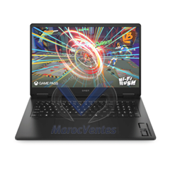 HP OMEN  17-db0001nk AMD Ryzen™ 9 8945HS (jusqu’à 5,2 GHz de fréquence Boost maximale, 16 Mo de mémoire cache L3, 8 cœurs, 16 threads), 16Go DDR5-5600 MT/s (2 x 8 Go), 1To SSD PCIe® NVMe™ M.2, 17,3 pouces FHD-144 Hz, IPS, 300 nits, 100% RGB, NVIDIA® GeFor