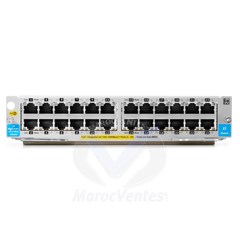 Module d'extension enfichable Gigabit Ethernet 24 x 1000Base-T (PoE+) - RJ-45 J9986A