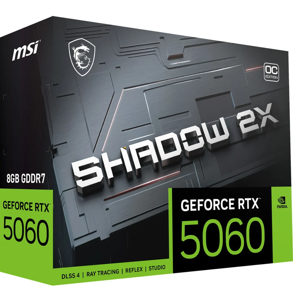 MSI CG GeForce RTX 5060 8G SHADOW 2X OC BULK 912-V537-110