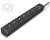 Rallonge protection STIRP 6 prises
Le EATON Protection Strip 6 offre une protection fiable de l'alimentation des ordinateurs domestiques ou de l'équipement électronique. Doté de 6 prises, il permet de prévenir efficacement les risques liés aux surtensions et aux variations d'intensité.