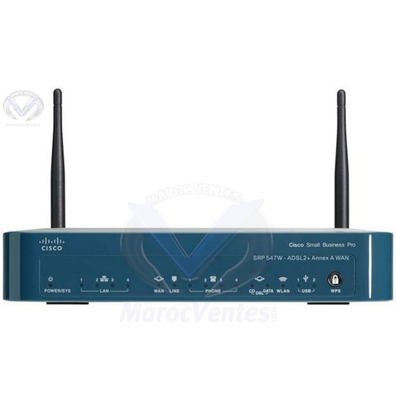 Routeur sans fil DSL avec commutateur 4 ports SRP547W-E-K9