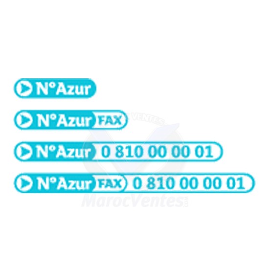 N° Azur  N° AZUR