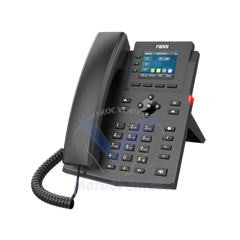 Téléphone IP à 4 comptes SIP économique doté d'un écran couleur performant. *Sans Alimentation